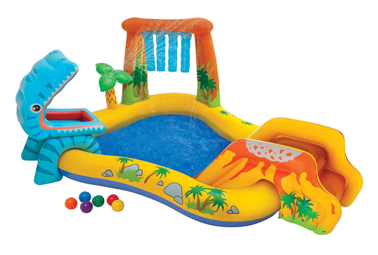 this is an image of the Intex Dinosaur Inflatable Play Center