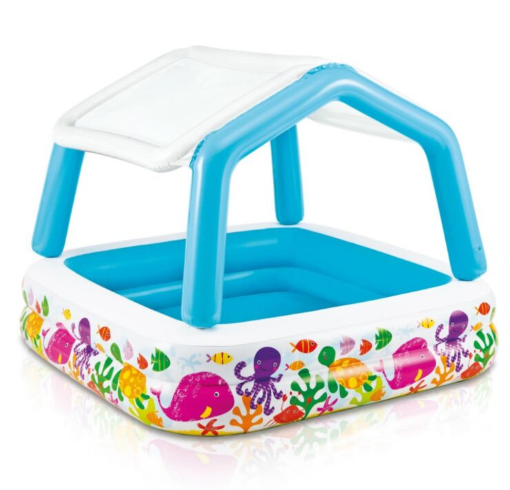 this is an image of the Intex Sun Shade Inflatable Pool