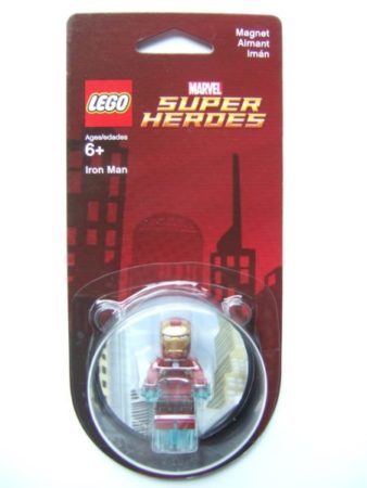 This is an image of an Iron Man Magnet building set for kids.