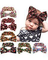 baby head bands with a baby wearing one