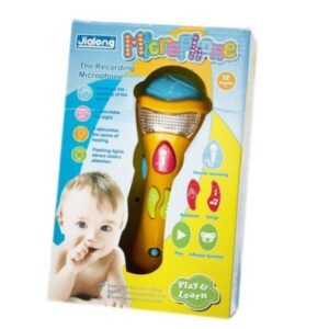 box with baby on cover ssaying "Jialong Microphone"
