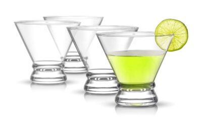 This is an image of a 4 piece 8 ounce martini glasses by JoyJolt