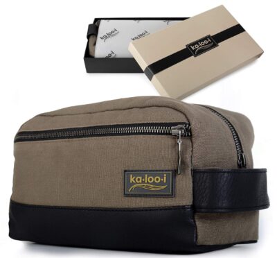 this is an image of a waterproof men's toiletry bag for travel, gym, grooming and shaving. 