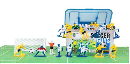 This is an image of kid's soccer guys toys by kaskey 