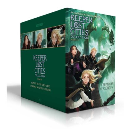 this is an image of a Keeper of the Lost Cities collection books for girls. 