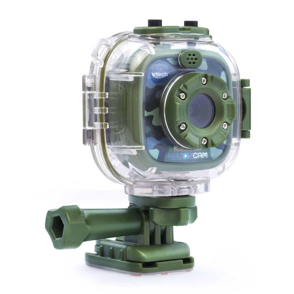 image of a kid's action camera in camouflage color