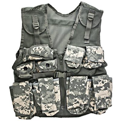 This is an image of a digital camouflage vest for kids. 