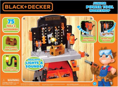 This an image of Kids Black and Decker Workbench toy