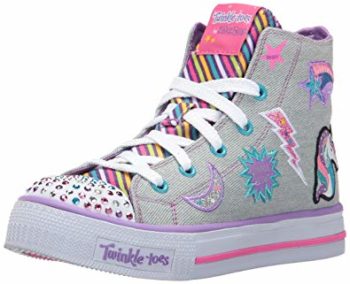 Kids pink unicorn shoes - sketchers