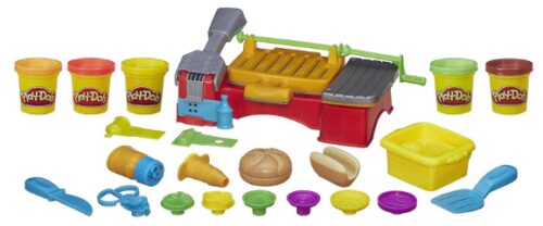 This is an image of creations Play Food Barbecue Toy with 5 Non-Toxic Colors