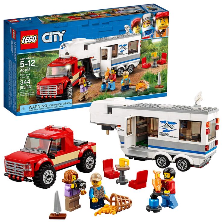 Game LEGO Building Set City Pickup Caravan