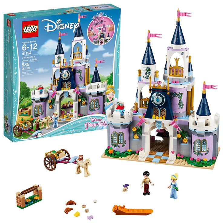 LEGO Building Set Game Disney Princess Cinderellas Dream Castle