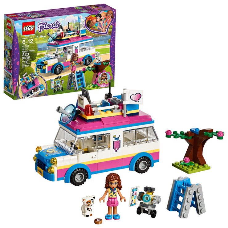 LEGO Game Friends Olivia's Mission Vehicle Building Set