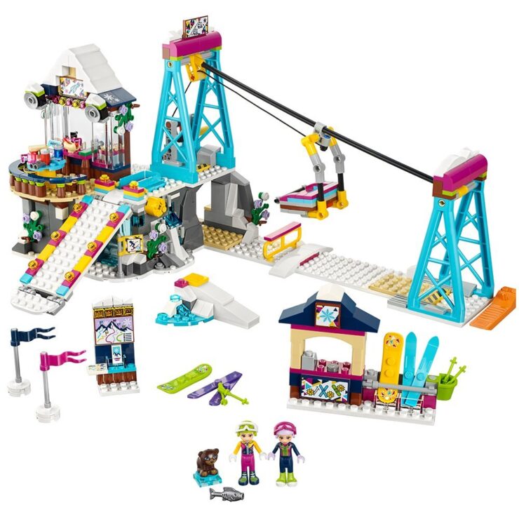 LEGO Friends Snow Resort Ski Lift Building Set