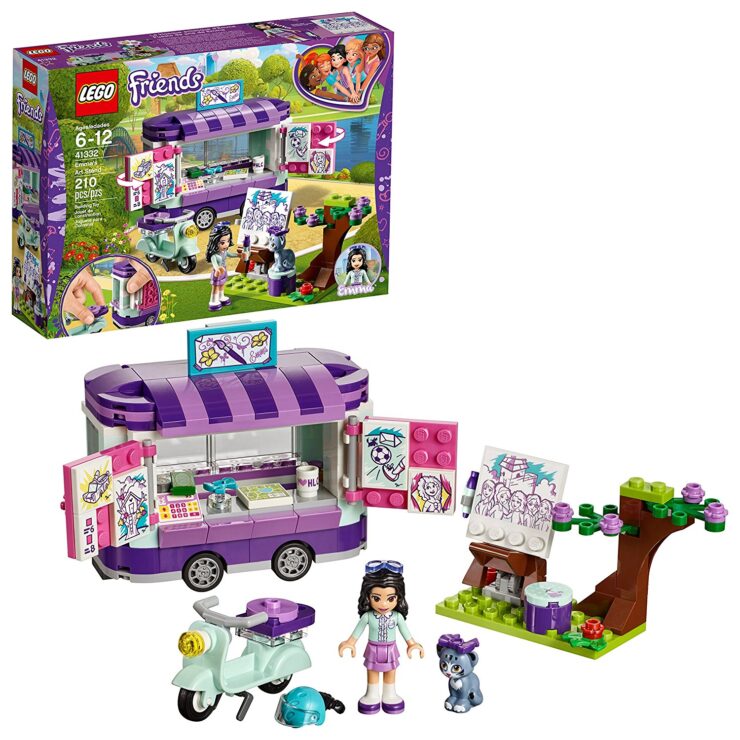 Building set LEGO Game Friends emma's art stand