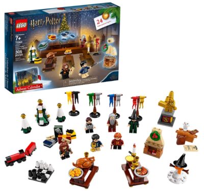 this is an image of kid's lego harry potter advent calendar in multi-colored colors