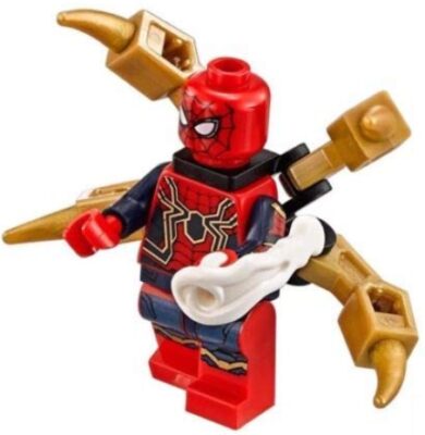 this is an image of a LEGO Iron Spider-Man from Infinity War Building sets for kids