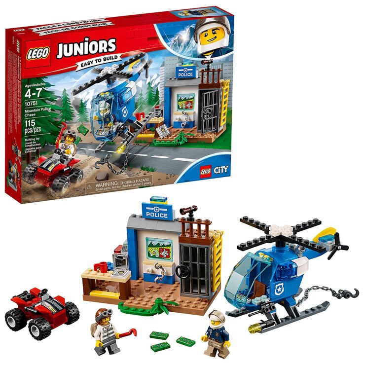LEGO Building set game for juniors and 4 years up the game named mountain police chase