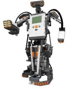 This is an image of a Mindstorm NXT robot kit by LEGO. 