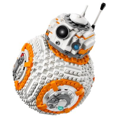 This is an image of a BB-8 robotic kit by LEGO. 