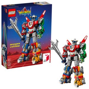 This is an image of a Voltron robotic kit by LEGO. 