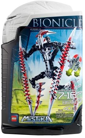 This is an image of LEGO bionicle krika alien and insect toy for kids