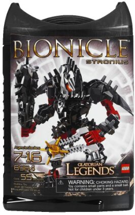 This is an image of LEGO bionicle legends stronius building kit set