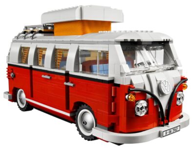 this is an image of a LEGO camper van construction set