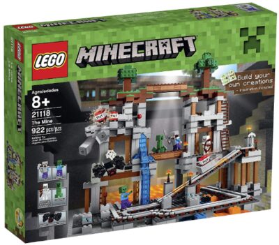 This is an image of Minecraft LEGO building kit