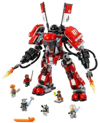 This is an image of Fire Mech Ninjago Toy building kit