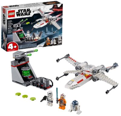 This is an image of LEGO star wars X wing Starfighter building set