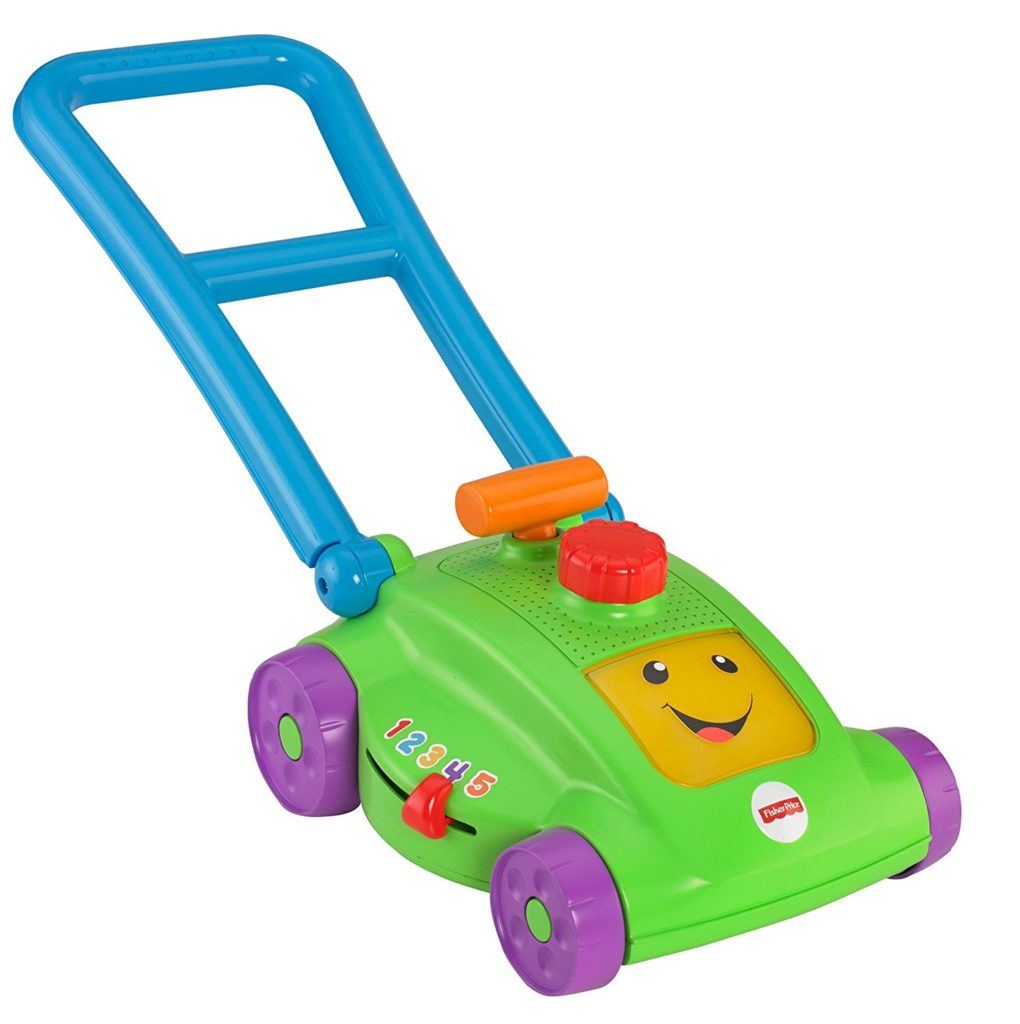 Fisher-Price Laugh & Learn Smart Stages Mower for toddler 