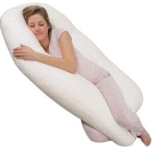 Leachco Back 'N Belly Contoured Body Pillow Ivory