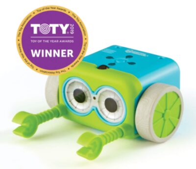 This is an image of a coding robot activity set for little kids.