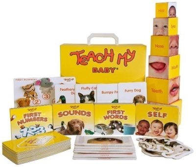 This is an image of baby learning kit in yellow colors