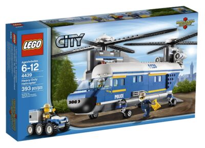 This is an image of a helicopter toy by LEGO designed for kids. 