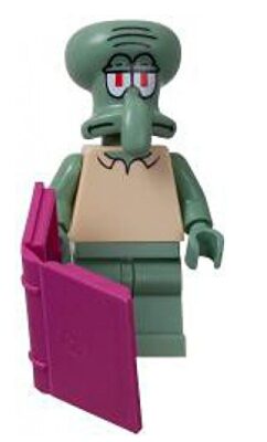 this is an image of a Mini Squidword of Spongebob building toy. 