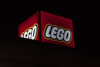 This is an image of LEGO sign