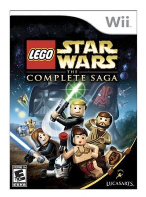 this is an image of a Lego Star Wars Wii for kids. 