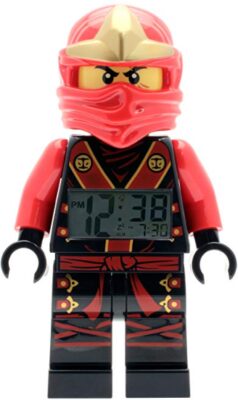 this is an image of a Lego figurine alarm clock.