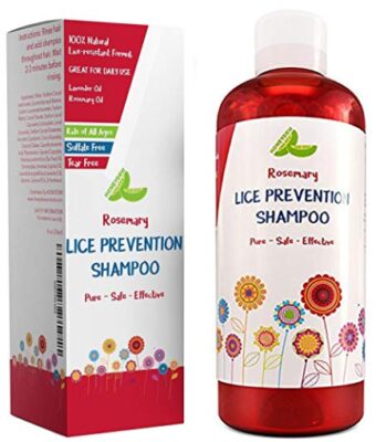 this is an image of a lice and dandruff shampoo for kids with oily hair and itchy scalp. 