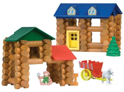 this is an image of a 120-piece Shady Pine Homestead building set for kids ages 3 and up. 