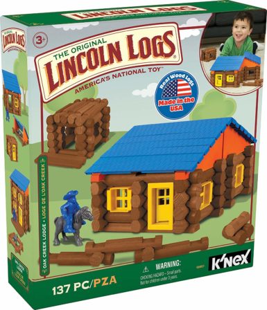 this is an image of a Lincoln Logs Toy boxset