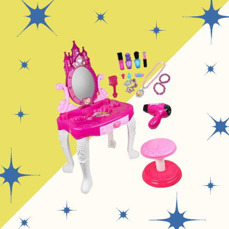Little Girls Chair and Table Playset