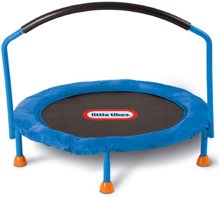 This is an image of toddler trampoline little tikes in blue color