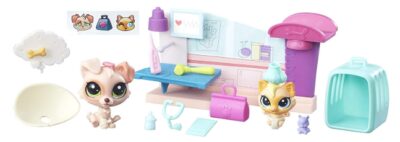 this is an image of a kid's vet clinic playset.