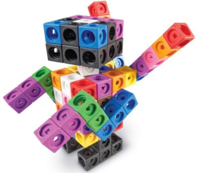 This is an image of kid's mathlink cub vbig builders in colorful colors