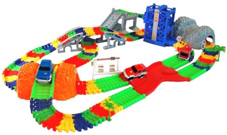 This is an image of kid's speedway mega sets in multi-colors
