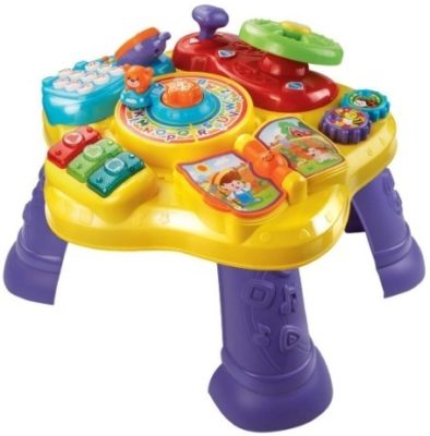 This is an image of baby learning table in colorful colors