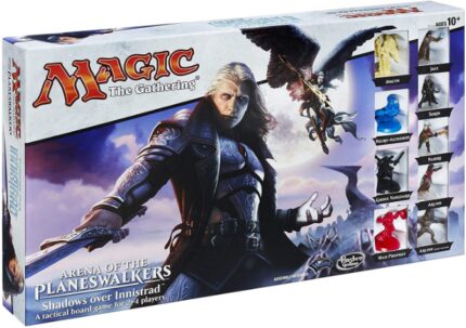 this is an image of a Magic The Gathering board game for children age 10 and up. 